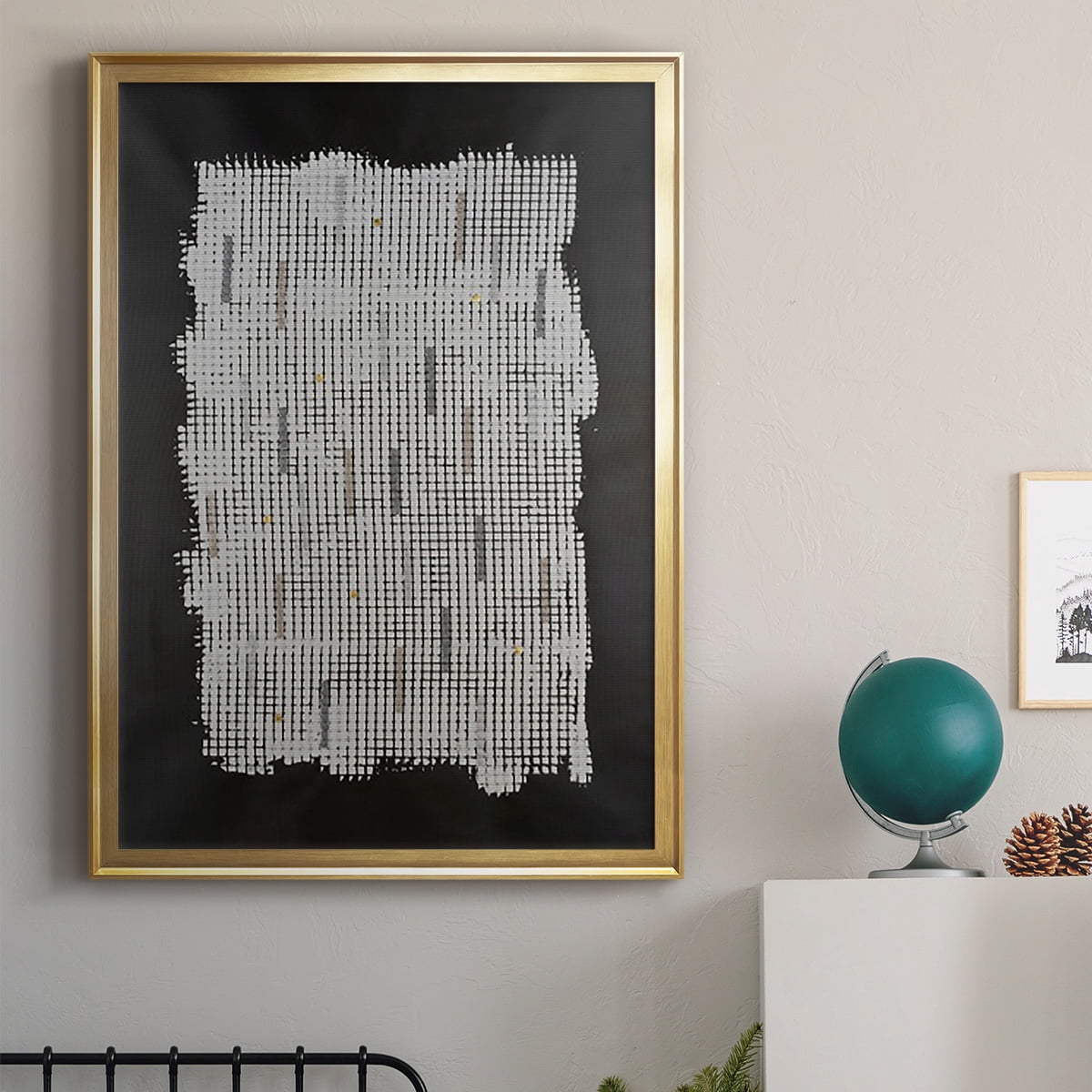 Bits & Bytes II Premium Framed Print, in Gold, Black, or Silver - Ready to Hang