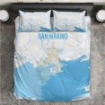 thumbnail image 2 of San Marino Bedding Set with Coat of Arms and Paint Splash Dot Design TS04, 2 of 7