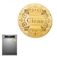 thumbnail image 1 of Bamboo Dishwasher Magnet Clean Dirty Magnet for Dishwasher No-Scratch Clean Dirty Sign Indicator for Dishwasher present, 1 of 6