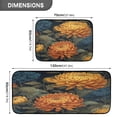 thumbnail image 4 of Kitchen Floor Mat 2 Sets Carpet Floor Mat Kitchen Mat Bathroom Mat Living Room Mat Bedroom Mat Absorbent Delicate Fabric No Ball Chrysanthemum Seamless Pattern, 4 of 7