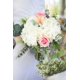 thumbnail image 4 of 5 uds. Cabezas de hortensias de seda Exoment con tallos, cabezas de flores artificiales blancas, centro de mesa de boda DIY, decoración para fiesta en casa y Baby Shower, 4 of 5