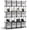 Clear, variant on Sorbus 6 Cube Storage Shelf Organizer, Waterproof Cubby for Closet or Bedroom, Black
