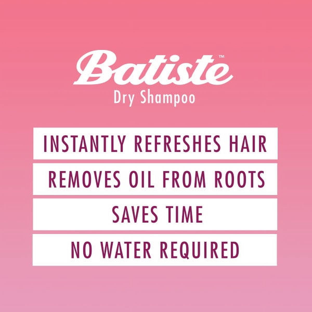 Batiste Dry Shampoo Cherry (4 pack) 6.73 oz / 200 ml EACH Bottle