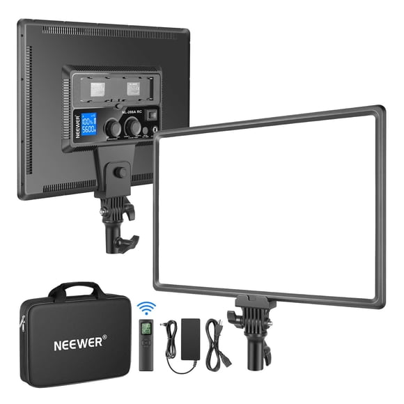Lámpara LED de vídeo Neewer NL288, 45 W, 4800 Lux, 3200 K-5600 K, CRI 97+