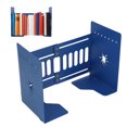 thumbnail image 1 of Soporte para libros de 4 Uds sujetalibros retráctiles delgados de Metal estantería Universal resistente con patrón calado para escritorio de estudio y oficina ANGGREK  Otros, 1 of 8