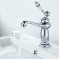 thumbnail image 5 of Grifo de baño, mezclador monomando de baño cromado, para lavabo o lavabo de baño, grifo mezclador ajustable para lavabo frío y caliente, 5 of 5