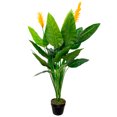 thumbnail image 2 of Northlight Artificial Bird of Paradise Plant in a Black Pot - 50", 2 of 9