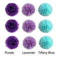 thumbnail image 6 of Recosis Mermaid Baby Shower Party Decoration with Pom Poms & Tassel, Teal Lavender Purple (57 Count), 6 of 6
