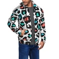 thumbnail image 3 of Zip Up Hoodies for Men - Multicolor Leopard Print Long Sleeve Comfrt Men'S Fashion Hoodies & Sweatshirts, Jackets for Men Hoodies Pullover Clothing Clothes with Pouch, 3 of 5