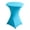 Blue 3, variant on Pedty Table Cloth,Cocktail Tablecloth*1 Piece,Cocktail Solid Color Polyester Round Banquet Stretch Table Cover (60Ã110Cm) Black