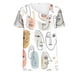 thumbnail image 2 of Top de Verano Mujeres Cuello en V Casual Top de Manga Corta, Ligera Primavera Y Blusa de Verano para las Mujeres, 2 of 5