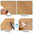thumbnail image 4 of Unique Bargains Check Presenters for Restaurants, 10Pcs Mini Clipboard Wood Check Holder, Wood, 4 of 6