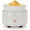 White-gray, variant on kobodon Ceramic Candle Wax Warmer,Home Fragrance Diffuser, Wax Melter Fragrances Candles Oils, Fragrance Warmer Candles or Wax Melts as Gifts for Mom Grandma Women