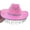 Pink, variant on Elegant Cowgirl Hat Shinning Dangle Rhinestone Fringe Wedding Photo Sunproof Hat