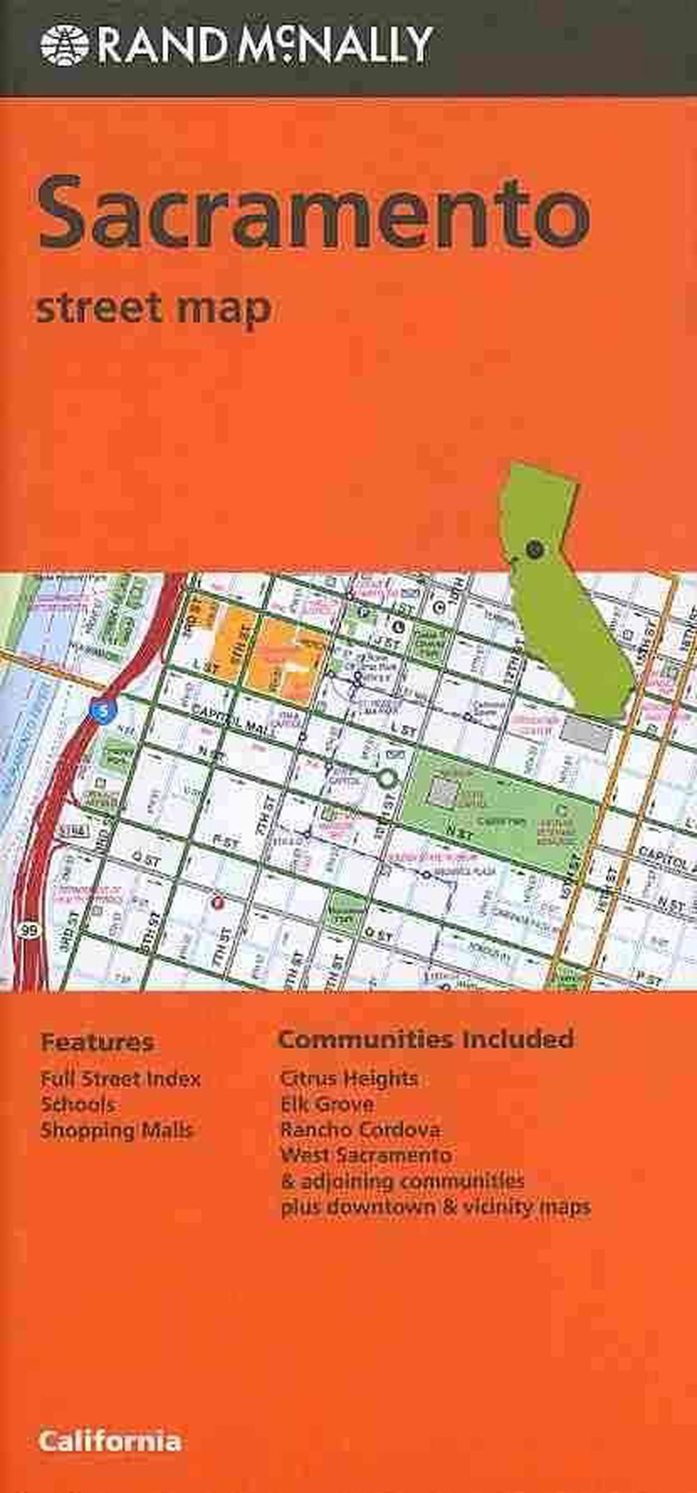 Sacramento Street Map 9780528007798