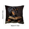 thumbnail image 3 of Spring Cute Pet Patterns Cushion Cover Soft Throw Pillow Cover For Sofa And Chair Ideal Choice For Spring Easter Sofa And Bedroom Decoration, 3 of 6