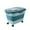 Green, variant on Collapsible Dog Food Storage Container, 33 LB Large Pet Cat Food Containers Bin with Lids, Foldable Kitchen Cereal Rice Storage Bin with Transparent Lid and Wheels (Green)