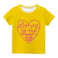thumbnail image 3 of TFEOQRY Tween Girls And Boy shirts Tie dye printed casual short sleeved round neck top, 3 of 3