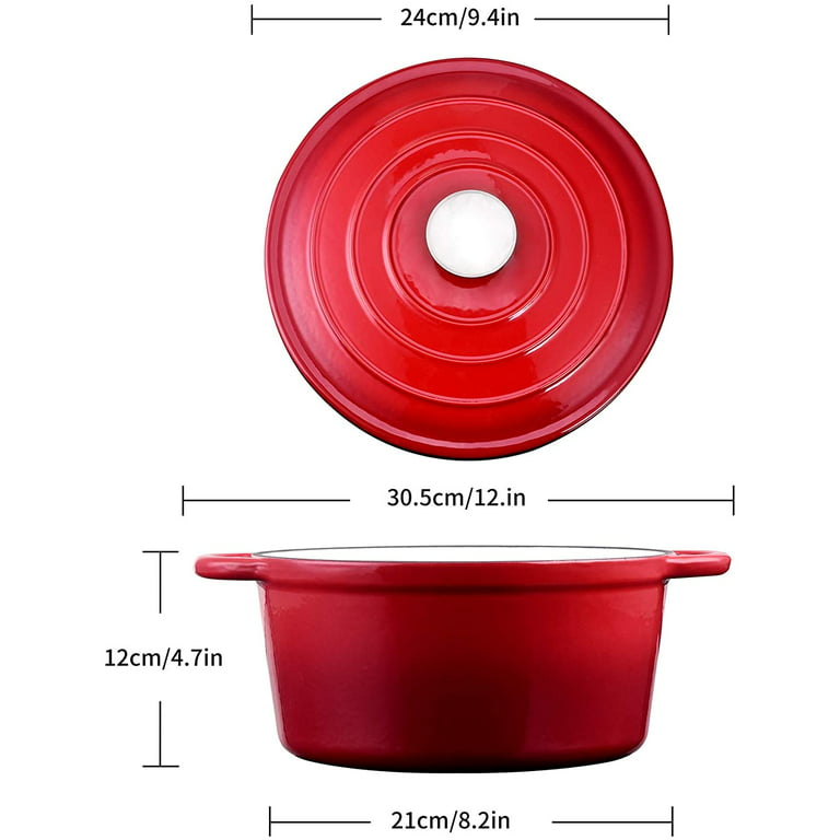 Le Creuset casserole 24 cm, 2,4 l red