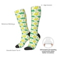 thumbnail image 4 of Lsque crocodile and duck Printed Crew Socks Men's Women's LightWeight Thin Casual Calf Socks ,Knee High Socks,Cotton Socks, 4 of 6