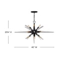 thumbnail image 5 of Fredrick Ramond Lighting - Ariel-Twelve Light Linear Chandelier in Modern, 5 of 6