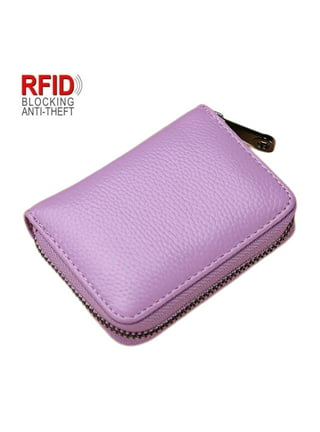 RFID Blocking Leather Wallet for Women,Excellent Women's Genuine
