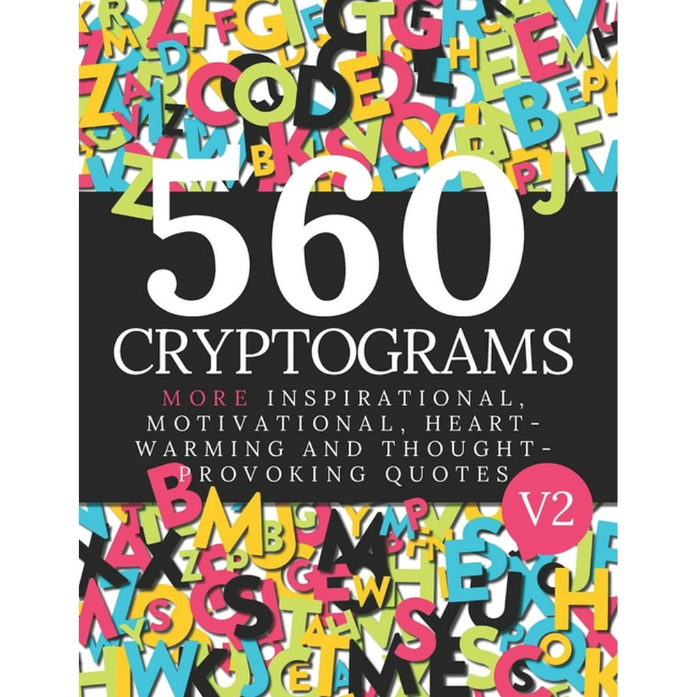 560 cryptogram puzzles vol 2 cryptogram books for adults and smart