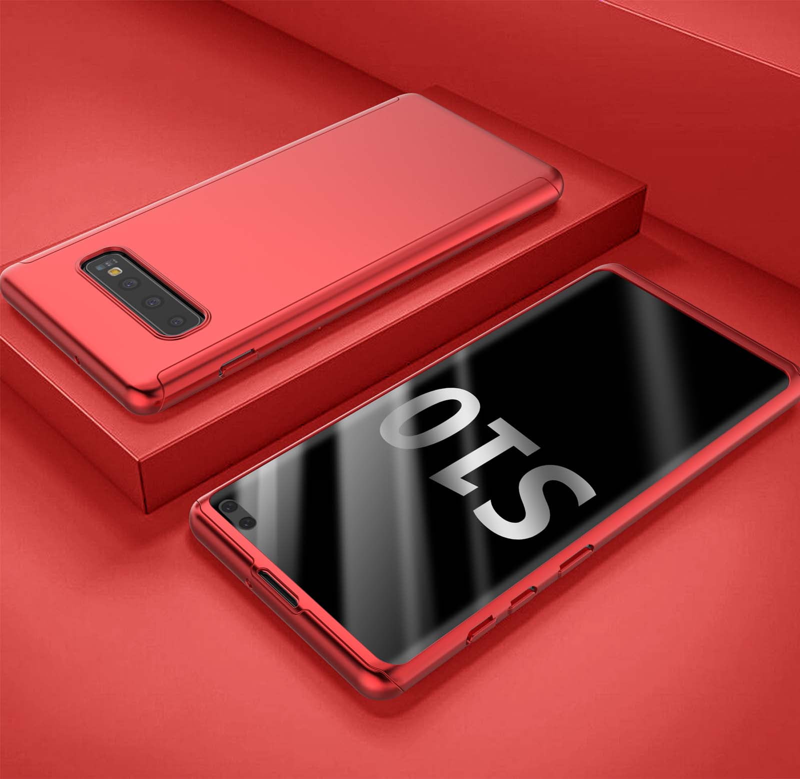 Njjex Case Screen Protector for 2019 Samsung Galaxy S10 Plus S10+ S10