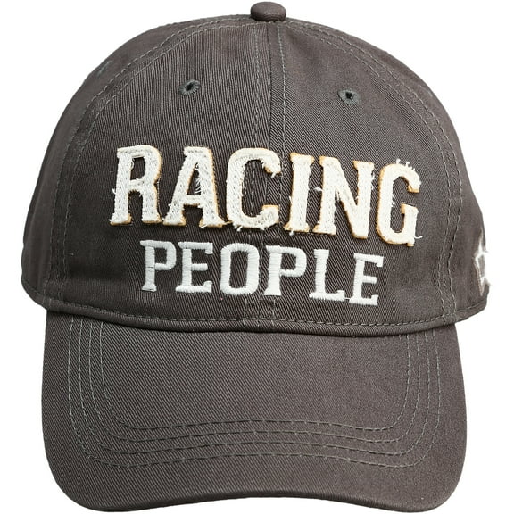 Racing People - Dark Gray Adjustable Hat
