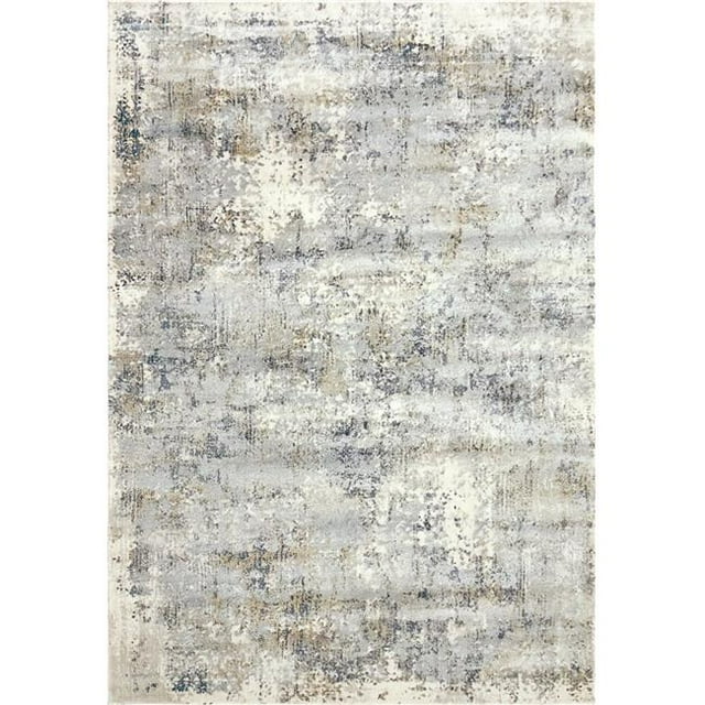 Dynamic Rugs CC693536190 5 ft. 3 in. x 7 ft. 7 in. Castilla 3536 Rectangle Modern Area Rug - 190 Cream & Grey