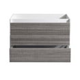 thumbnail image 3 of Fresca Fcb9236 Catania 36" Glossy Ash Gray Wall Hung Modern Bathroom Cabinet Only, 3 of 4