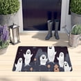 thumbnail image 2 of Ghost Town Halloween Pattern Flannel Non Slip Door Rugs,Washable Door Mats Indoor,Decorative Door Mats,Dirt-Resistant and Absorbent Doormat for Entrance,Bedroom,Kitchen,Bathroom,23.5x16in(60x40cm), 2 of 5