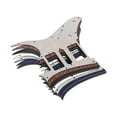 thumbnail image 2 of HSH Electric Guitar Pickguard PVC Pick Guard Scratch for Ibanez g250 Guitar Replacement Black Pearl 3 Ply, 2 of 6
