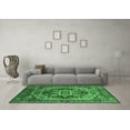 thumbnail image 3 of Ahgly Company Indoor Rectangle Oriental Emerald Green Industrial Area Rugs, 4' x 6', 3 of 4