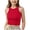 style-02 Red, variant on Gubotare Girl Tank Top Girls Tank Tops Kids Athletic Tank Top High Neck Crop Tops for Girl Yoga Size 13-14 (Red,13-14 Years)