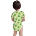 thumbnail image 5 of Daiia St Patrick's Day11 Printed Unisex-Baby Short Sleeve Onesies Bodysuits Baby Climbing Clothes Soft and Comfortable Romper with Expandable Shoulder Design-12 Months, 5 of 8