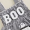 thumbnail image 6 of Baby Girls Sleeveless Striped Bodysuit Romper with Headband Two Piece Set Halloween Party Clothes Girl Halloween Outfit Size 3-6 Months, 6 of 6