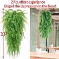 thumbnail image 4 of 8 Piezas Helechos Colgantes Artificiales, Plantas de Vid, Hiedra Falsa, Helecho de Boston, Planta Colgante, Plantas de Plástico Resistentes Una Los Rayos UV Al Aire Libre, 4 of 5