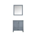 thumbnail image 3 of Lexora Home Jacques 30" Single Vanity with Mirror in Dark Gray, 3 of 9