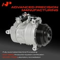 thumbnail image 3 of A-Premium AC Compressor with Clutch Compatible with Mercedes-Benz W205 C250 C300 C350e W213 E200 E250 E300 E400 E450 GLC250 GLC300 C43 C63 E43 E53 E63 AMG, 3 of 10