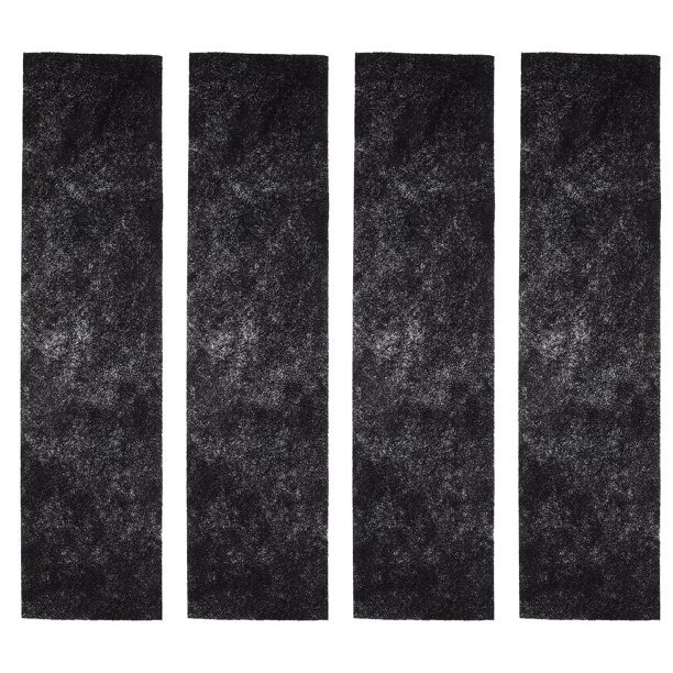 4 láminas de filtro de aire acondicionado, filtro de fibra de carbón activado, filtros de ventilación