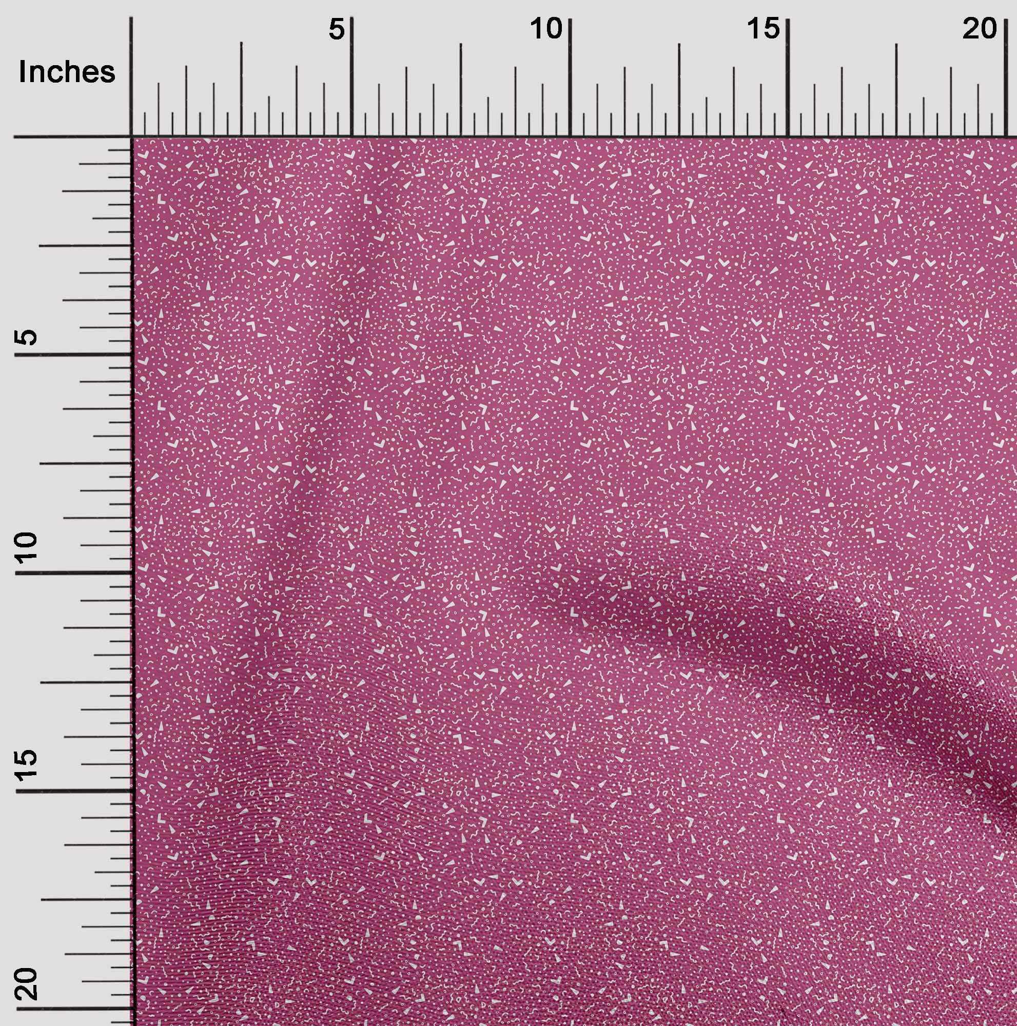 oneOone Cotton Jersey Pink Fabric Christmas Dress Material Fabric Print Fabric By The Yard 58 Inch Wide