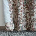 thumbnail image 3 of No. 918 Sora Damask Print Semi-Sheer Casual Textured Grommet Curtain Panel, 3 of 4