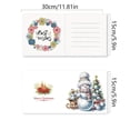 thumbnail image 3 of Pekkaxy Diamond Art Christmas Greeting Card Kit, DIY Craft Set with Envelopes for Holiday Gifts, 3 of 8