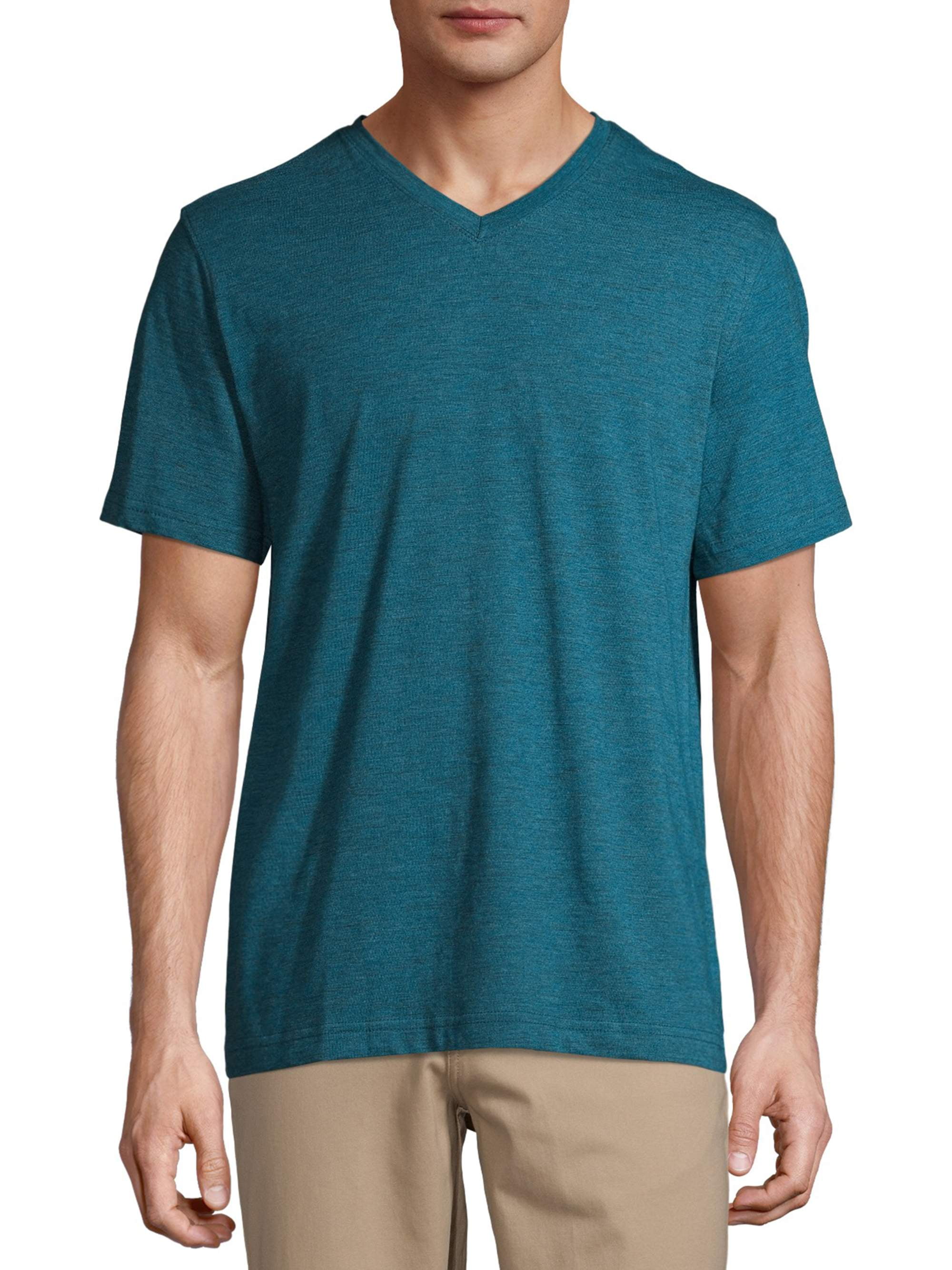 George Men's and Big Men's Short Sleeve Jersey V-Neck, Up To Size 3XLT ...