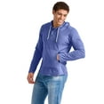 thumbnail image 4 of Hanes Men's Originals Lightweight Hooded Sweatshirt with Henley Collar, Sizes S-3XL, 4 of 6