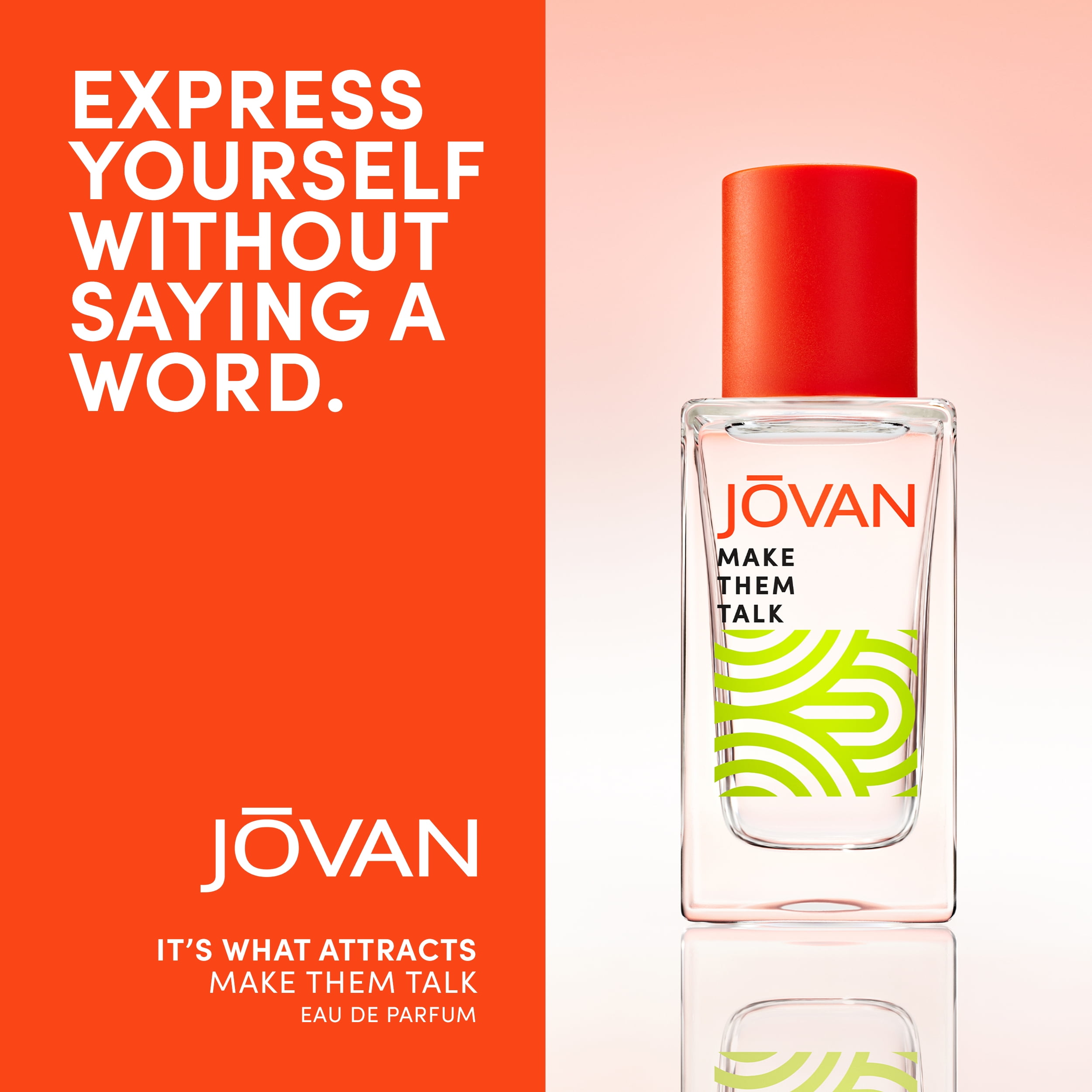 Jovan Make Them Talk Unisex Eau de Parfum Spray Modern Musk 3.4 oz