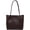 Coffee, variant on CoCopeaunt Trendy Chic Lattice Tote Handbag for Women Girls PU Leather Shoulder Bag