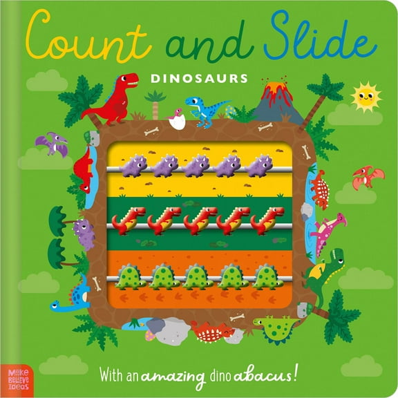 Count and Slide Dinosaurs (Board Book)