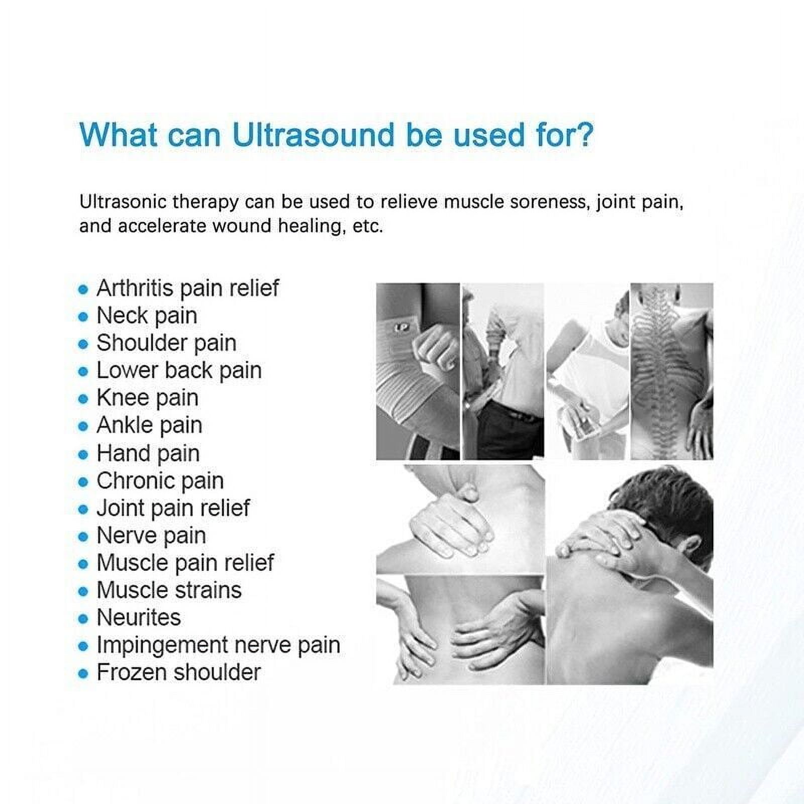 Ultrasonic Physiotherapy Instrument Machine Equipment Electric Backache Massager